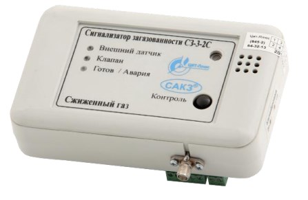 Сигнализатор загазованности для промышленных систем ЦИТ-ПЛЮС СЗ-3-2С Газоанализаторы